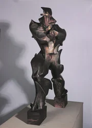 Einzigartige Formen der Kontinuität im Raum, 1913 (Bronze)
